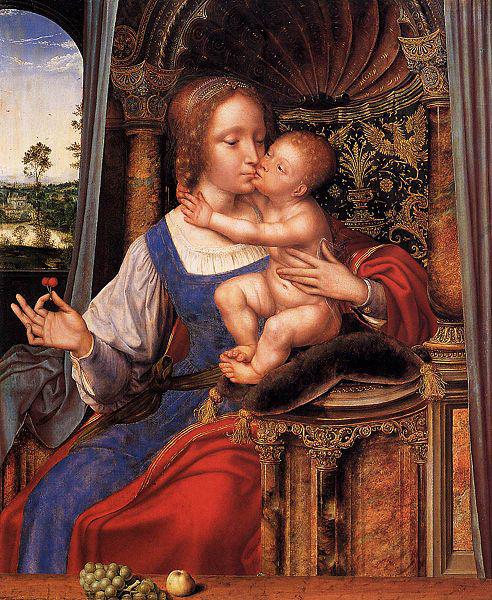 Quentin Matsys The Virgin and Child France oil painting art